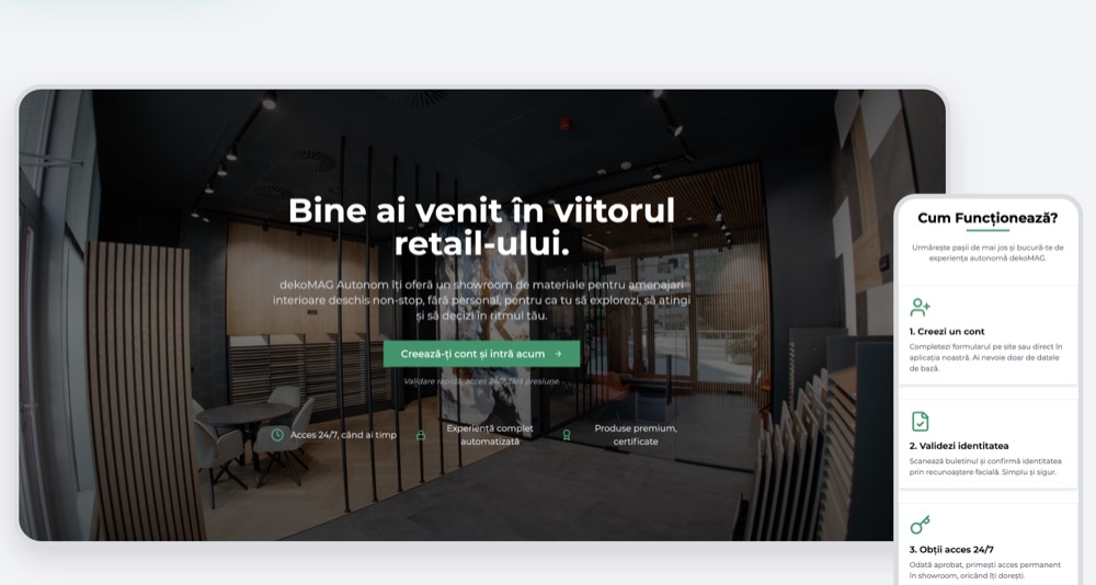 dekoMAG Autonom, mockup de proiect